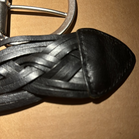 Eddie Bower black leather women’s belt - Picture 5 of 8